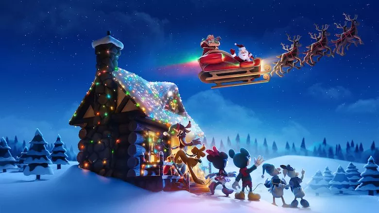 Poster Mickey Saves Christmas