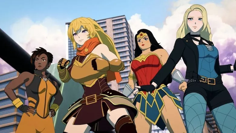 Poster Justice League x RWBY: Super Heroes  Huntsmen, Part Two