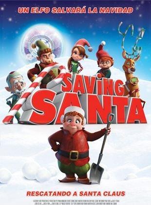 Poster Saving Santa. Rescatando a Santa Claus