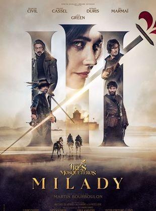 Poster Milady. Los tres mosqueteros