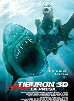 Poster Tiburón 3D. La presa