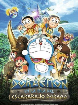 Poster Doraemon en la isla del escarabajo dorado